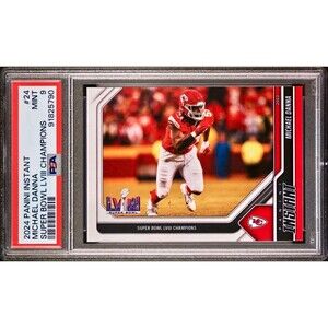 Michael Danna 2023 Panini NFL Superbowl Champions #24 Card PSA 9 Mint